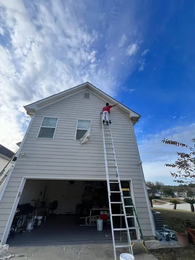 Exterior painting project in Savannah