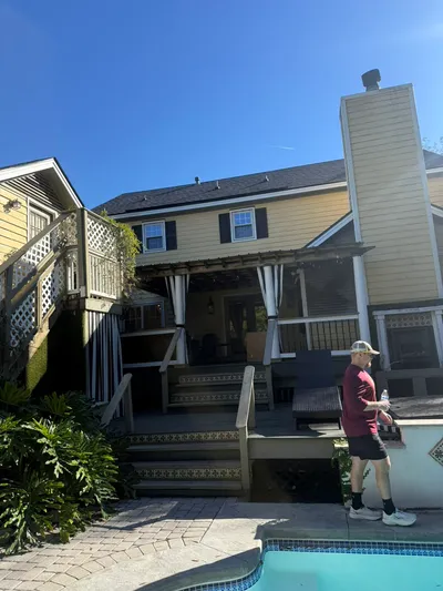 Exterior painting project in Savannah