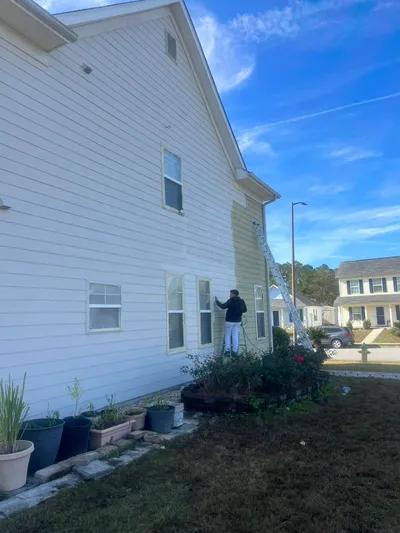 Exterior painting project in Savannah